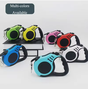 مقود كلب قابل للسحب للخدمة الشاقة-قفل أوتوماتيكي بمقبض مانع للانزلاق للكلاب والكلاب البالغة - Product Image 5