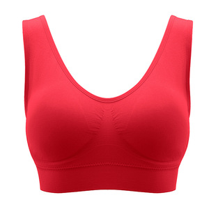 Pour <span class=keywords><strong>Amazon</strong></span> femmes respirant sans bretelles sport Fitness Yoga soutien-gorge <span class=keywords><strong>grande</strong></span> <span class=keywords><strong>taille</strong></span> sans armatures - Product Image 6