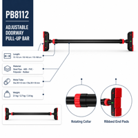 Barre de traction réglable pour porte, équipement d'entraînement portable en acier pour la maison