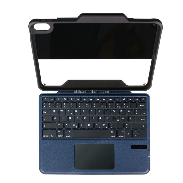 Newly Design Detachable Bluetooth Keyboard with Touchpad Tablet Case Tablet Keyboard for 10.9 Inch iPad 10 2022