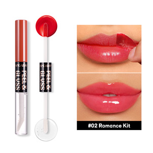 Brillo Labial Mate Rosa en Tubo Cuadrado Perlado, <span class=keywords><strong>Hidratante</strong></span>, Nutritivo, No Mancha, No se Desvanece, a Base de Aceite <span class=keywords><strong>Mineral</strong></span>, Resistente al Agua, Paquete de 6 - Product Image 2