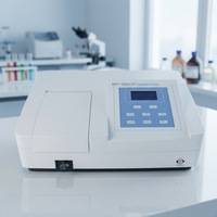 Spectrophotomètre UV-VIS à faisceau unique BRT-1200UV avec réglage automatique de la longueur d'onde, laboratoire, 200-1000 nm