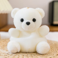 Porte-clés en peluche animal de la forêt - Breloque de sac mignonne en fausse fourrure sur le thème de la forêt