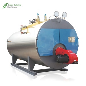 Chaudière à vapeur horizontale à gaz GPL entièrement automatique haute performance de 1 à 6 tonnes <span class=keywords><strong>pour</strong></span> chauffage industriel à tubes d'eau - Product Image 1