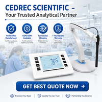 pH-mètre de laboratoire de haute précision pour analyse de l'acidité avec analyse de la qualité de l'eau, ORP et température