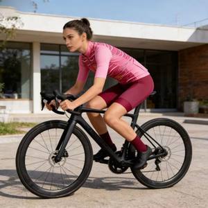 Jersey de Ciclismo para Mujer, de Manga Corta, Ligero, de Secado Rápido, Transpirable, Estampado, Impermeable, que Absorbe el Sudor, para Verano, Gran Venta - Product Image 6