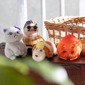 Llavero de Peluche Genuino de <span class=keywords><strong>Howl</strong></span>'s <span class=keywords><strong>Moving</strong></span> <span class=keywords><strong>Castle</strong></span>, Muñeco de Peluche Suave, Lindo Personaje de Dibujos Animados de Hayao Miyazaki, Colgante para Bolso, Regalo de Anime - Product Image 4