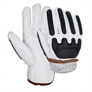 Gant de mécanicien de construction personnalisé avec gants anti-impact pour les mains en stock Gants d'extérieur haute performance avec écran tactile - Product Image 2