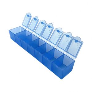 กล่องใส่ยาแบบกำหนดเองได้ 7 ช่อง กล่องเก็บยา กล่องใส่เครื่องประดับ - Product Image 4