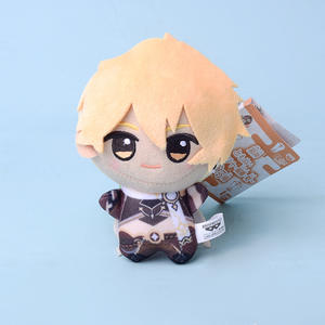 Yeni sevimli Anime Genshin darbe anahtarlık Tartaglia xiangli Xiangfei peluş oyuncak bebek kolye pamuk PP pamuk için doğum günü hediyesi - Product Image 3