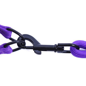 Poignée en <span class=keywords><strong>mousse</strong></span> d'explosion corde tressée laisse et collier solides pour animaux de compagnie pour chien en nylon - Product Image 3