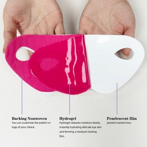 <span class=keywords><strong>Masque</strong></span> liftant V-Line rose viral OEM à marque privée, sculptant la mâchoire au collagène, logo personnalisé, faible MOQ, 1000 unités, vegan, vente en gros, ODM - Product Image 4