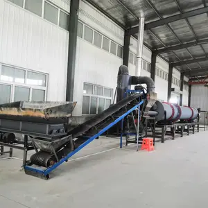 0.5-1tph New Environmental Design Small Rotary Drum Dryer Electric Rotary Dryer For Sale