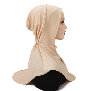 2025 New Bandana Modal Cotton <b>Hijab</b> Innder <b>Caps</b> Plain Color Belt Elastic Strap Rayon Cotton Muslim Lady <b>Hijab</b> Undercaps - Product Image 5