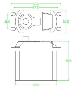 Feetech FT5335m 40千克.cm超高扭矩高压数字1/5遥控机器人覆盆子车<span class=keywords><strong>Pi</strong></span> Arduinos STM32伺服电机接收器 - Product Image 4