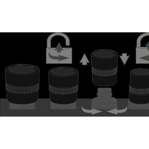 HAZET SmartRail ∙ Riel enchufable de plástico flexible 990-SR/5 ∙ Cuadrado de 1/2 pulgadas (12,5mm), hueco ∙ Perfil de dentado interno XZN ∙ - Product Image 4