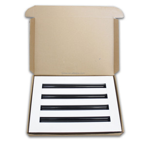 Hiện đại 10x8 AC Vent bìa trang trí trắng hợp kim nhôm khuếch tán không khí tiêu chuẩn tuyến tính khe cắm tầng cài đặt cho thông gió - Product Image 4