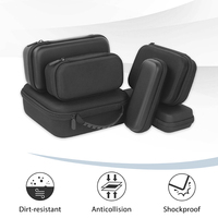 Sac de transport rigide en EVA grande capacité, antichoc, résistant à la saleté, avec fermeture éclair et plateau intérieur en mousse pour la vente en gros