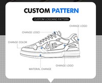 Chaussures de sport unisexes personnalisées de luxe de marque célèbre originales en cuir vintage de style tennis décontracté