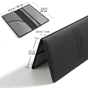 Étui pour accessoires de compartiment de camion avec fermeture magnétique pour permis de conduire, cartes, <span class=keywords><strong>carte</strong></span> <span class=keywords><strong>grise</strong></span> et assurance - Product Image 2