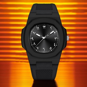 Montre à quartz pour étudiants, montre de sport d'extérieur, montre pour homme, bracelet en silicone, étanche, logo personnalisé, vente en gros - Product Image 2