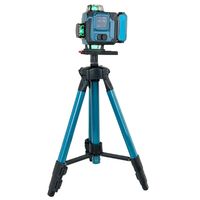 Niveau laser numérique 16 lignes 4D vert croisé rotatif à 360° auto-nivelant avec trépied