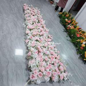 2025 Thiết Kế Mới Bàn Đám Cưới Hoa Á Hậu Màu Hồng FA KE Hoa Á Hậu Sang Trọng Dài Hoa Á Hậu Bàn Đám Cưới - Product Image 2