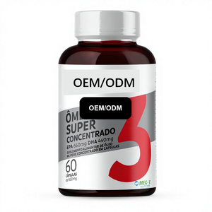 Omega 3 Antioxydant <span class=keywords><strong>Super</strong></span> Concentré EPA 660mg <span class=keywords><strong>DHA</strong></span> 440mg Certifié International MEG-3 Adulte 2 Boîtes 120 Capsules - Product Image 1