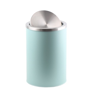 5L 10L 15L 18L 25L 27L đu Nắp bụi <span class=keywords><strong>bin</strong></span> hình trụ Thùng rác có thể cho nhà và văn phòng phòng tắm phòng ngủ cho mặt đất và máy tính để bàn - Product Image 2