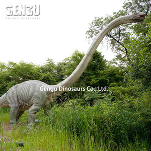 Dinosaure Mamenchisaurus en métal personnalisable avec queue et cou de 24m de long pour les centres commerciaux et les écoles - Product Image 6