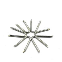 Factory Direct Galvanized U Staples for Construction Framework 1.0 to 6.5 mm Length Smooth Shank Barbed Design Made of Steel