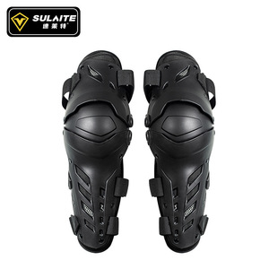 Genouillères Sulait, protection professionnelle pour la course à moto, adulte, noir - Product Image 2