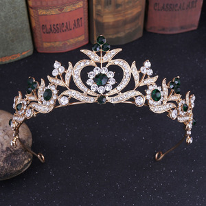 ขายร้อนLuxuryดอกไม้เจ้าหญิงมงกุฎเจ้าสาวประกวดมงกุฎTiaras Rhinestonesมงกุฎสำหรับงานแต่งงานเครื่องประดับZGH1202 - Product Image 6
