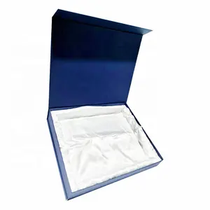 2024 yeni özel tasarım büyük logolu kağıt manyetik katlanır kutu ambalaj lüks sert karton katlanabilir hediye kutusu