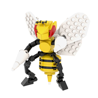 Kits de Ladrillos MOC de la Película de Anime Creatividad: Abeja, Contenedor, Ladrillos DIY, Bloques de Construcción, Juguetes para Niños MOC1782