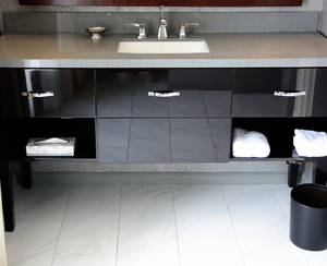 2025 gabinetes de cocina clásicos modernos de Indonesia listos para usar con puertas acrílicas de laca Grifos Bisagras Cajones y salpicaduras - Product Image 3