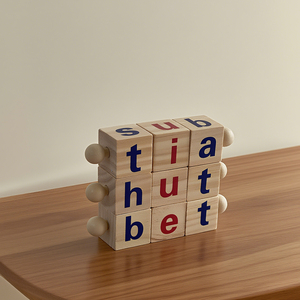 Juegos de letras de madera 3D para Dropshipping y Shopify, tarjetas didácticas de deletreo, juguetes Montessori de aprendizaje para bebés - Product Image 4