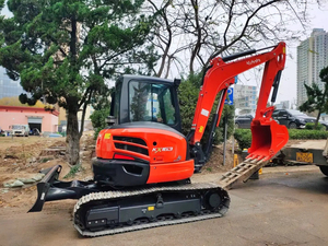 Excavadora pequeña Kubota KX163 de 5.6 toneladas de segunda mano, muy vendida, equipo de excavación hidráulico original de Japón - Product Image 1