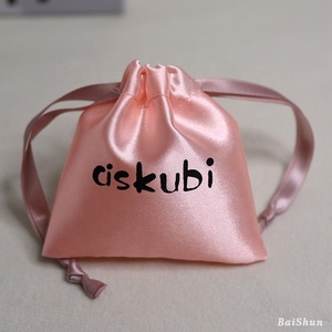 Biểu Tượng Tùy Chỉnh Satin Pouch Cho Quần Áo Trang Điểm Mềm Dây Kéo Pouch Cho Tóc Bụi Pouch Bao Bì Giày Đồ Lót - Product Image 4