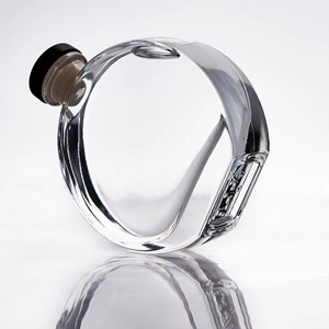 Bouteille en verre Jingna de 300 ml, dernière création, modèle JN-039, pour aromathérapie alcoolisée et cosmétiques, avec accessoires de fermeture en liège - Product Image 1
