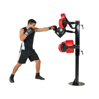 Support de Cible de Boxe Multifonctionnel Vertical en Cuir Personnalisé – Équipement de Fitness Commercial pour Salle de Sport – Station d'Entraînement de Force