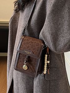 Nouveau Sac Téléphone Vintage en PU Solide 2026 pour Femme, Sac Bandoulière Coréen Tendance Polyvalent Résistant à l'Eau - Product Image 3
