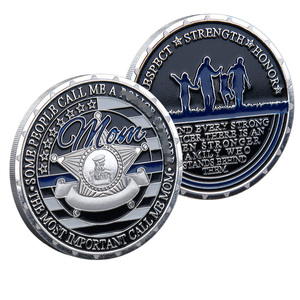 Moneda Conmemorativa de Metal, Artesanía Personalizada, Obsequio Conmemorativo con Relieve Temático, Artículo Coleccionable, Respeto, Honor y Fuerza - Product Image 4
