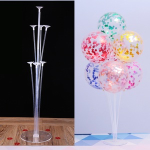 Supporto per <span class=keywords><strong>Palloncini</strong></span> a 7 Tubi, Colonna Porta <span class=keywords><strong>Palloncini</strong></span>, Accessori per <span class=keywords><strong>Palloncini</strong></span> con Coriandoli, Decorazioni per Feste di <span class=keywords><strong>Compleanno</strong></span> e Matrimoni - Product Image 2