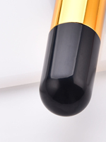 Pinceau de maquillage personnalisé à marque privée, pinceau Kabuki à tête plate pour fond de teint, pinceaux cosmétiques pour outils de beauté