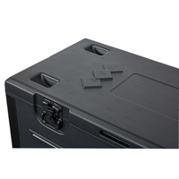 Valise de transport professionnelle pour location de scène, boîte à outils pour panneau d'affichage LED en promotion, valise en plastique à roulettes pour équipement d'éclairage de scène