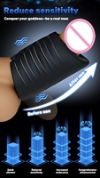 Stimulateur de gland à commande par application, 10 modes, vibrateur électrique pour l'entraînement du pénis, masturbateur électrique pour hommes