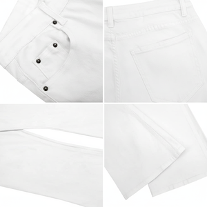 2025สำหรับผู้ชายย้อนยุค60S 70S ดิสโก้ flared Bell Bell BOTTOM กางเกงยีนส์ยืดพอดีตัวดีไซน์วินเทจ - Product Image 1