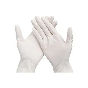 China Factory's Powder-Free Disposable Latex Medical Examination Gloves for All Seasons-for Cleaning