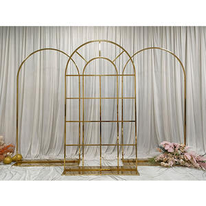 FURUN nouveauté décorations de mariage modernes en acier inoxydable fond moderne en acier inoxydable pour mariage moderne - Product Image 5